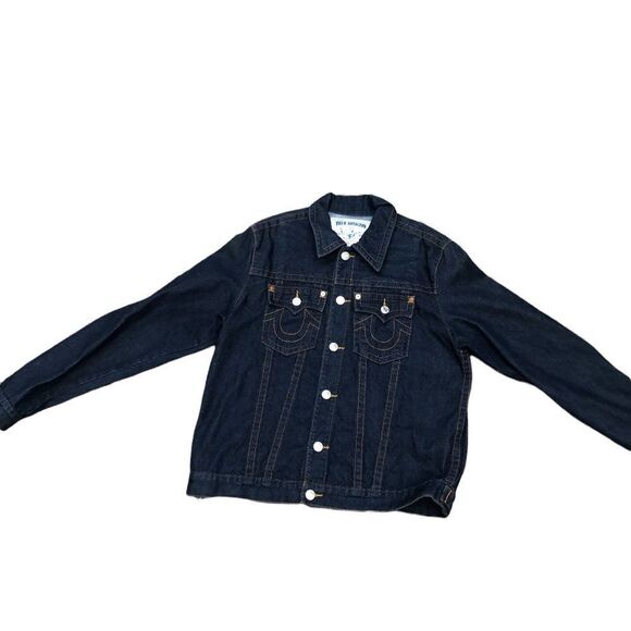 Vintage True Religion Jean Jacket Medium Trucker Jacket - Picture 8 of 13